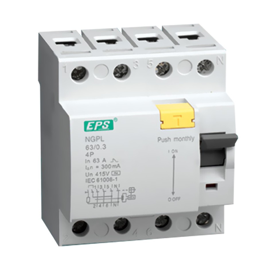 EPS 40A / 63A 4 POLE 300mA ELCB / RCCB (SIRIM) | Shopee Malaysia