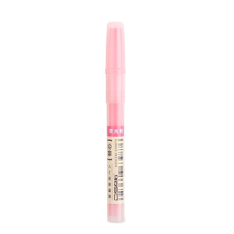 Refillable Retractable Highlighters Fluorescent Pen Pastel Highlighter