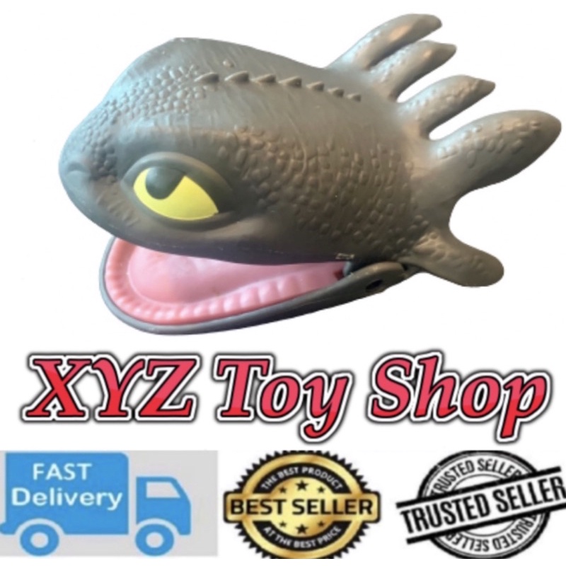 How to Train your Dragon TOOTHLESS Mini Head Toy (100% Ready Stock Fast ...