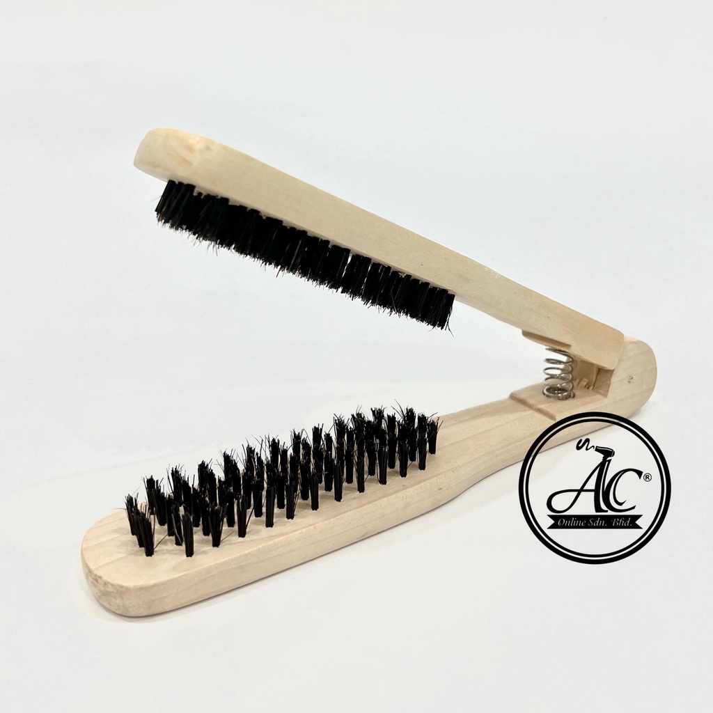Vshape wooden straightening comb / Salon Hairdressing V Shape ...
