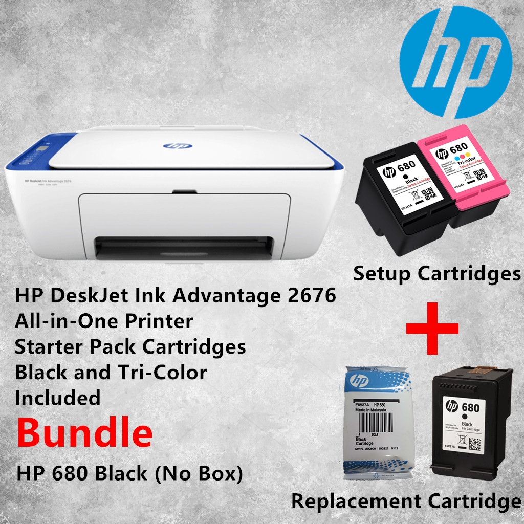 HP Wireless DeskJet Ink Advantage 2676 All-in-One Printer | Shopee Malaysia