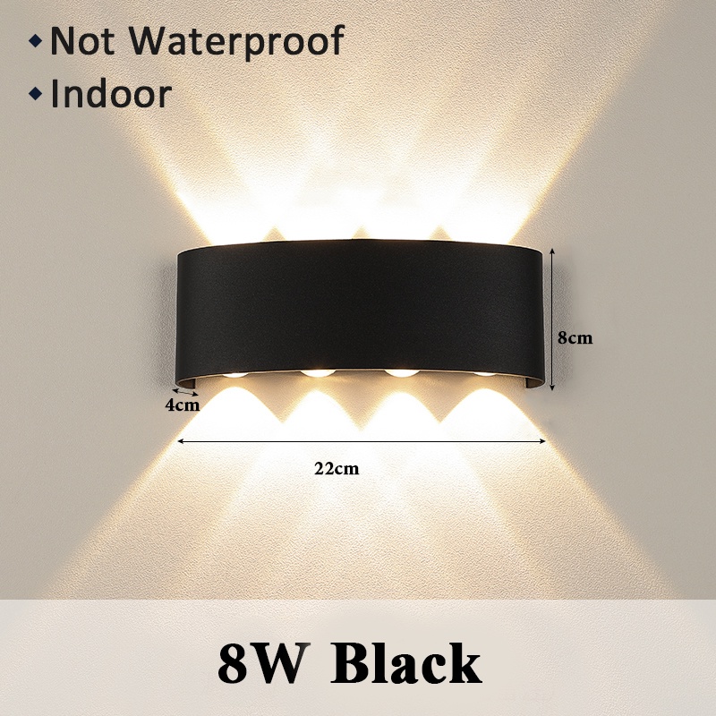 Led Wall Light Indoor Lampu Dinding Ruang Tamu Wall Lamp Outdoor Bedroom 4w 6w 8w Modern Wall