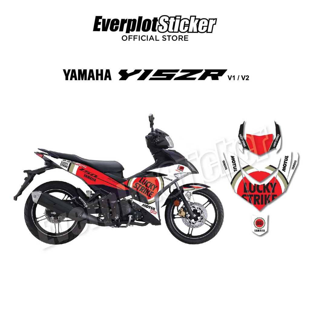 🔥ReadyStock🔥 YAMAHA Y15ZR #LUCKYSTRIKE Design Full Body Sticker ...