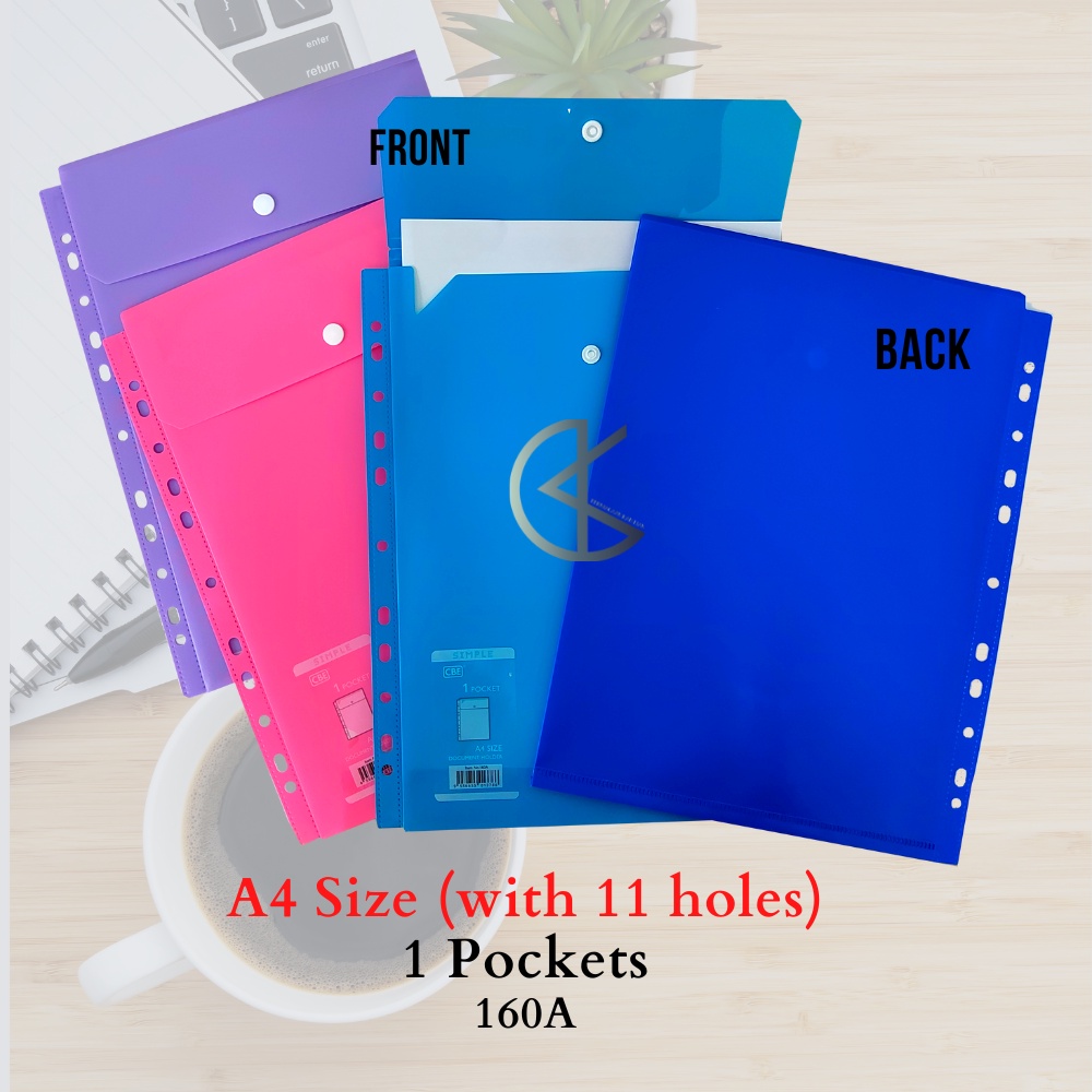 CBE A4 Sizes Document Holder File Pockets / Document Holder with 11 ...