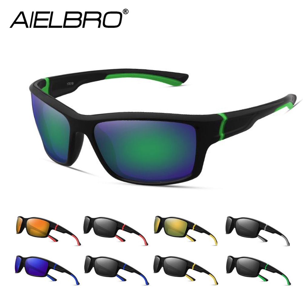 READY STOCK』AIELBRO Cycling Glasses Mountain Bicycle Unisex Road Bike Sport  Sunglasses Mens Cycling Eyewear UV400 Windproof Sunglass