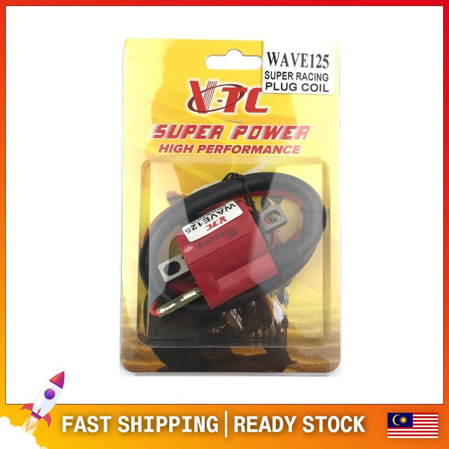 HONDA WAVE125 WAVE 125 WAVE125X WAVE125S SUPER RACING COIL PLUG [ VTC ...