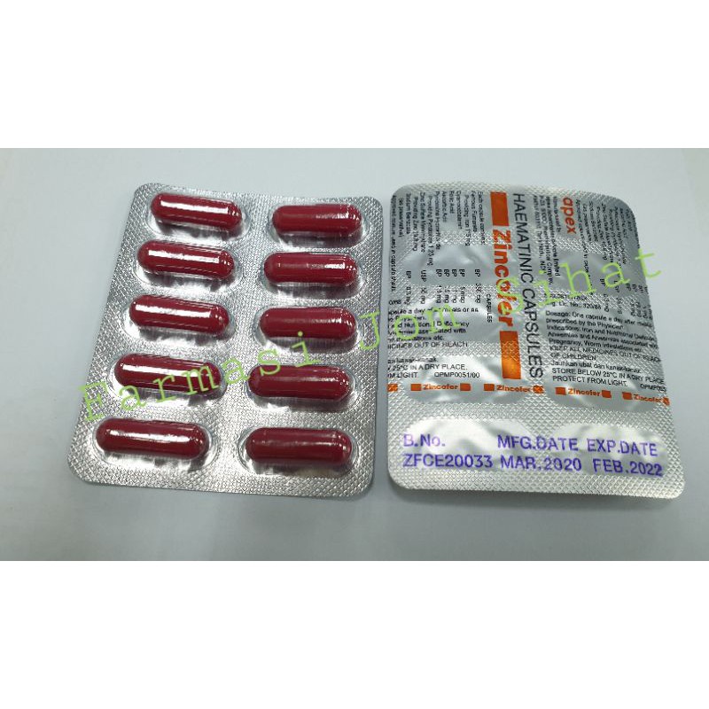 Zincofer Ubat Tambah Darah untuk Wanita Hamil 10biji | Shopee Malaysia