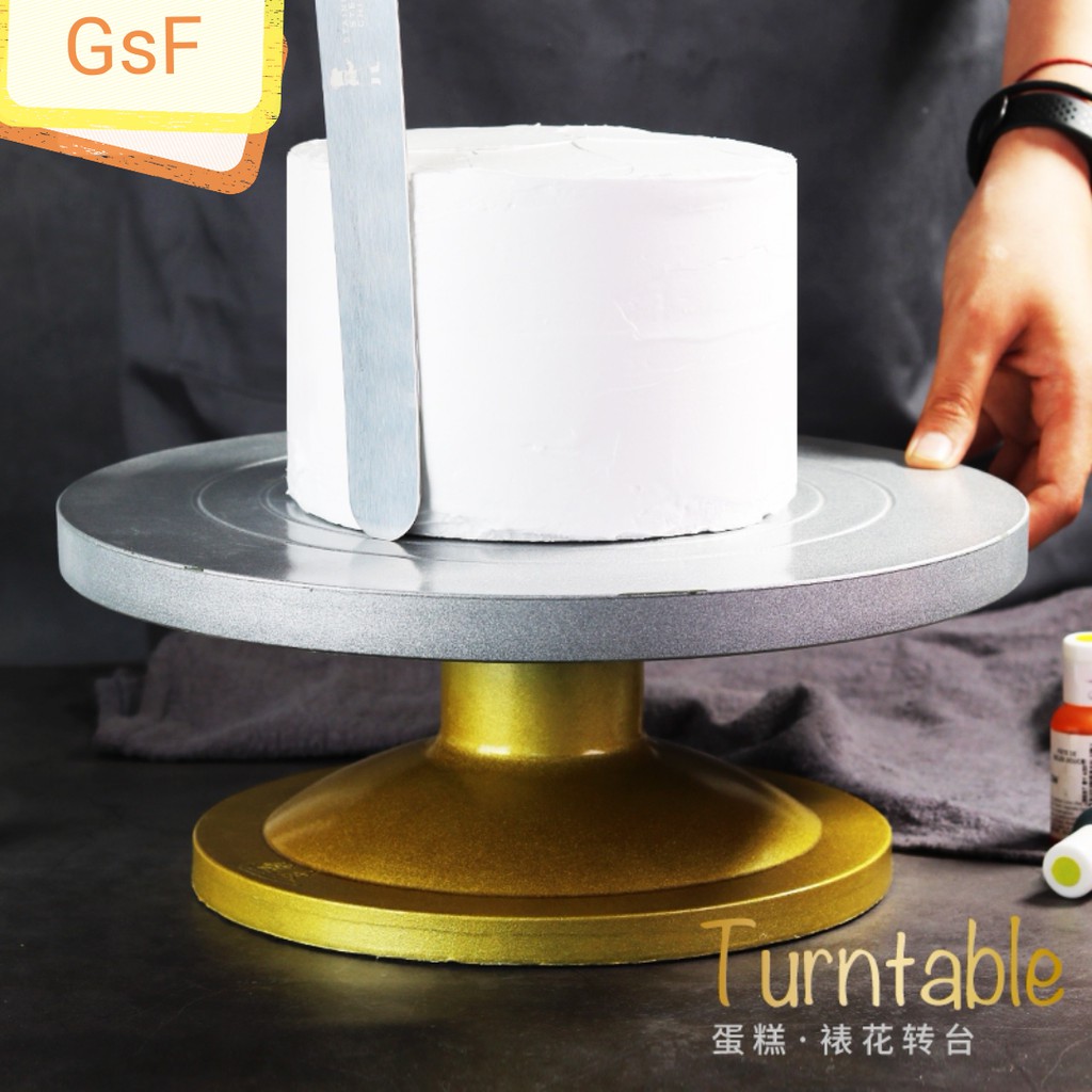 (GSF) Cake Decorate Stand Cake Turntable Decorate RotatingTable蛋糕裱花台蛋糕烤箱模具  烘培模具