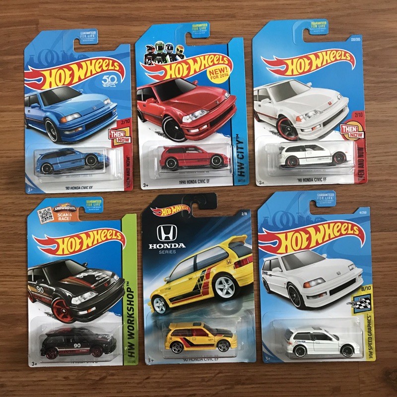 Hot Wheels Honda Civic EF Variants Shopee Malaysia