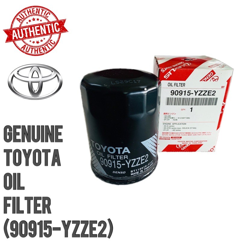 Toyota Genuine Oil Filter 90915-YZZE2 | Shopee Malaysia