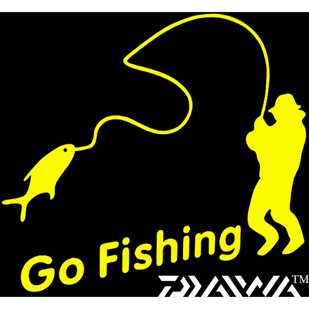 DAIWA Go Fishing Brand Logo Lures Bait Recreational Hobby Casting Angling  Trolling Fish Rod Reel T-Shirt