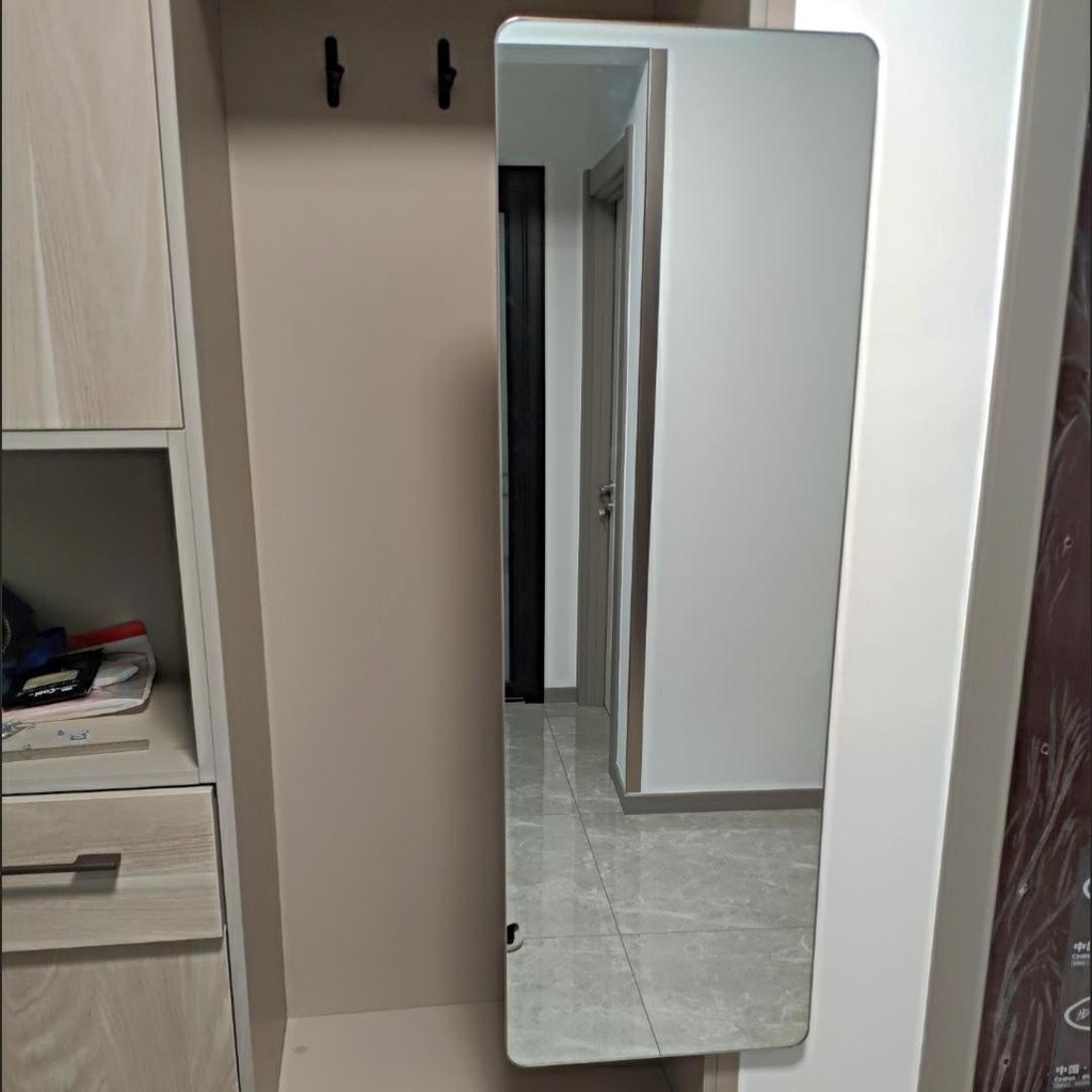 Full Screen Wardrobe Mirror FullLength Mirror Home Builtin Invisible