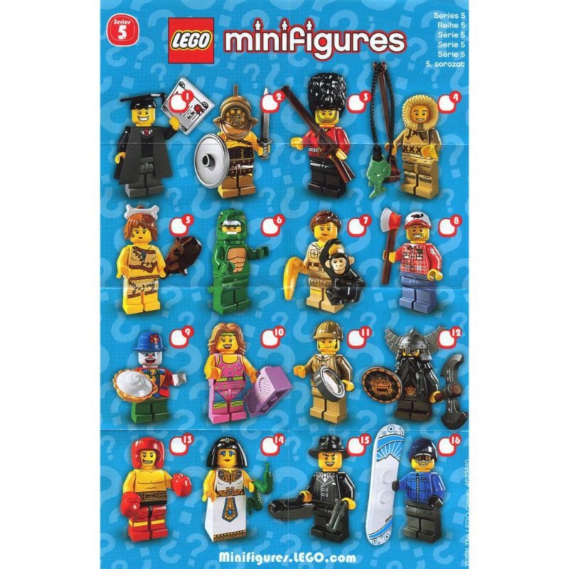 lego-8805-minifigures-series-5-complete-set-15-original-lego