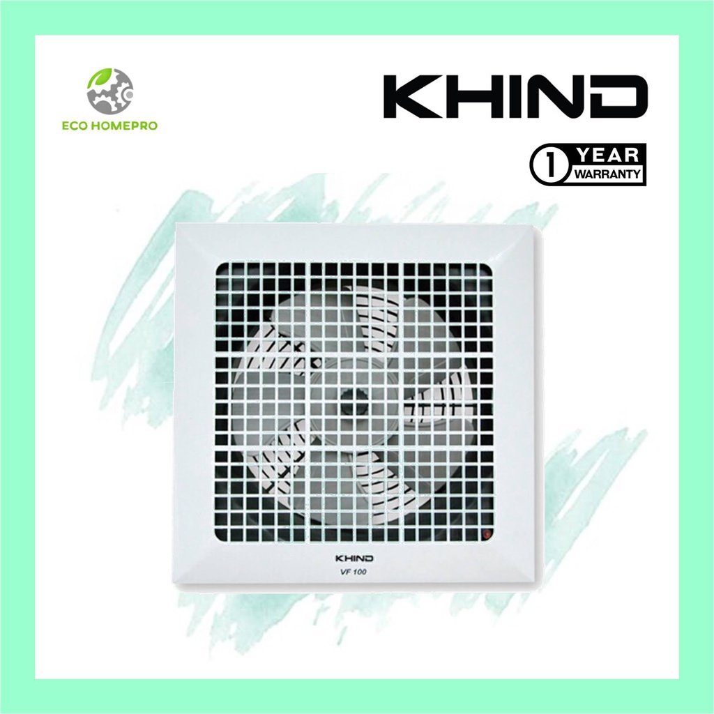 Khind 10" Ventilation Fan VF100 (White) Shopee Malaysia