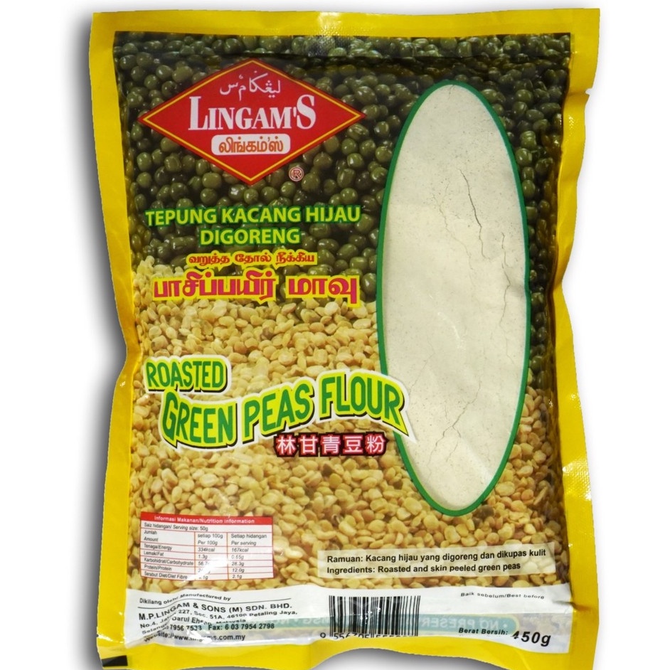 Tepung Kacang Hijau Digoreng Lingams Lingams Roasted Green Bean