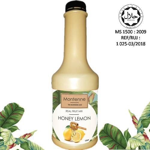 Montenne Honey Lemon Real Fruit Mix 1L | Shopee Malaysia