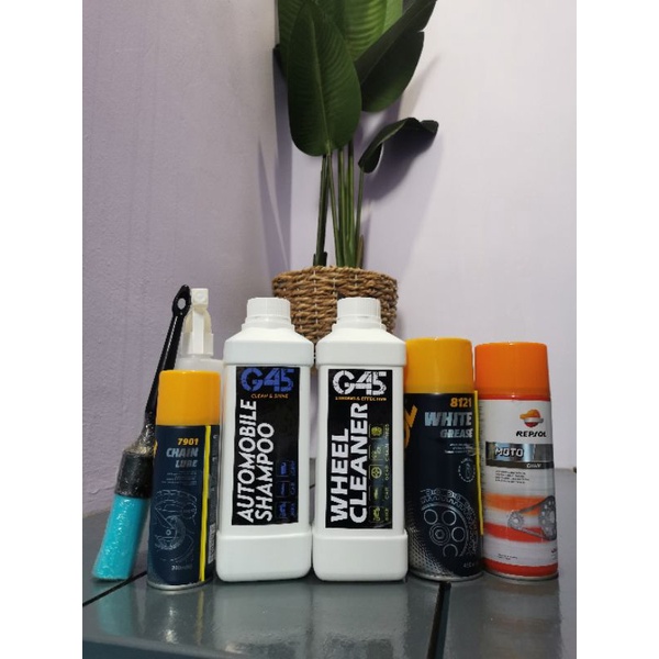 WHEEL CLEANER SET G45 (SABUN DETAILING RIM SPOCKET RANTAI RIM) Shopee