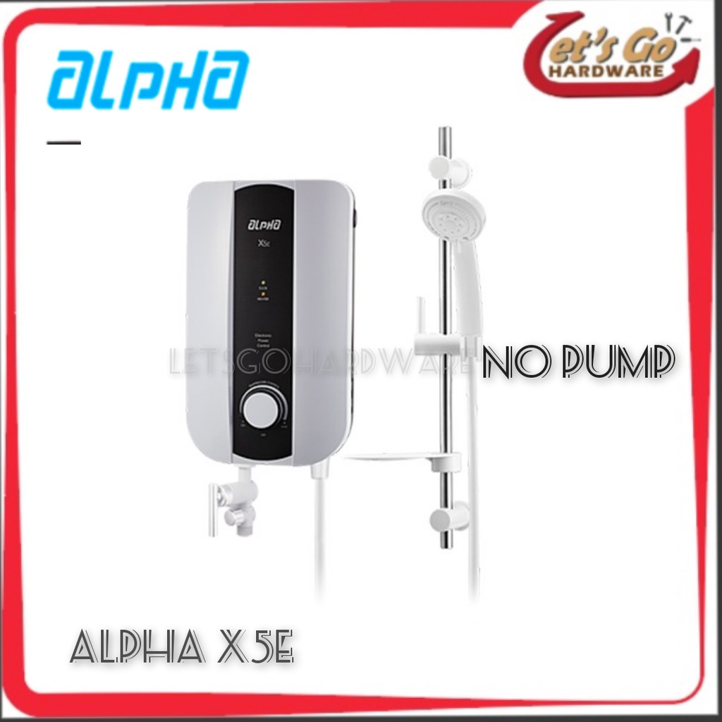 Alpha X5E Instant Water Heater Shopee Malaysia