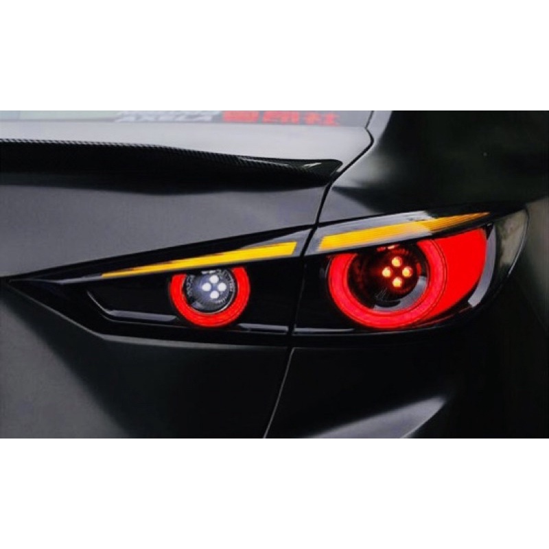 Mazda 3 Sedan 2014 2015 2016 2017 2018 Skyactiv rear led tail lamp