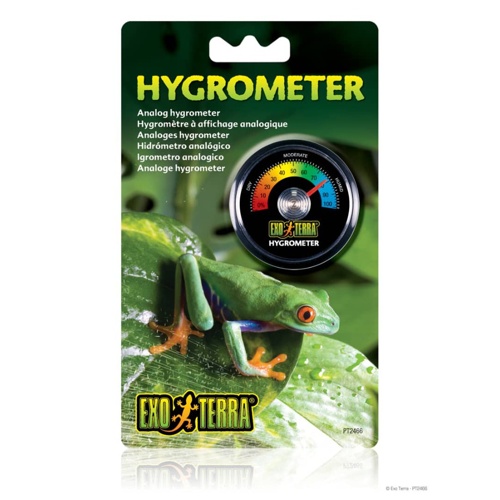 EXO TERRA HYGROMETER ANALOG AMPHIBIANS REPTILE HYGROMETER HUMIDITY