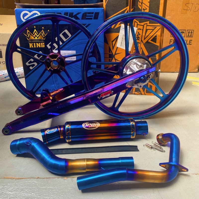 TITANIUM COMBO SET Y15 RIM FG510 OPBR TITANIUM ARM DRAGSTER R | Shopee ...