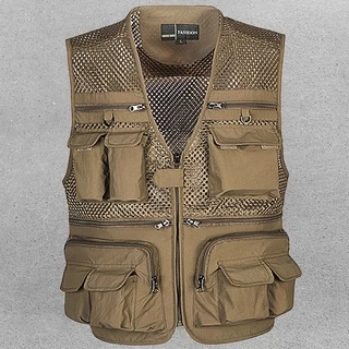 Army Breathable Men's Camouflage Tactical Vest Fishing Outdoor Mesh Vest