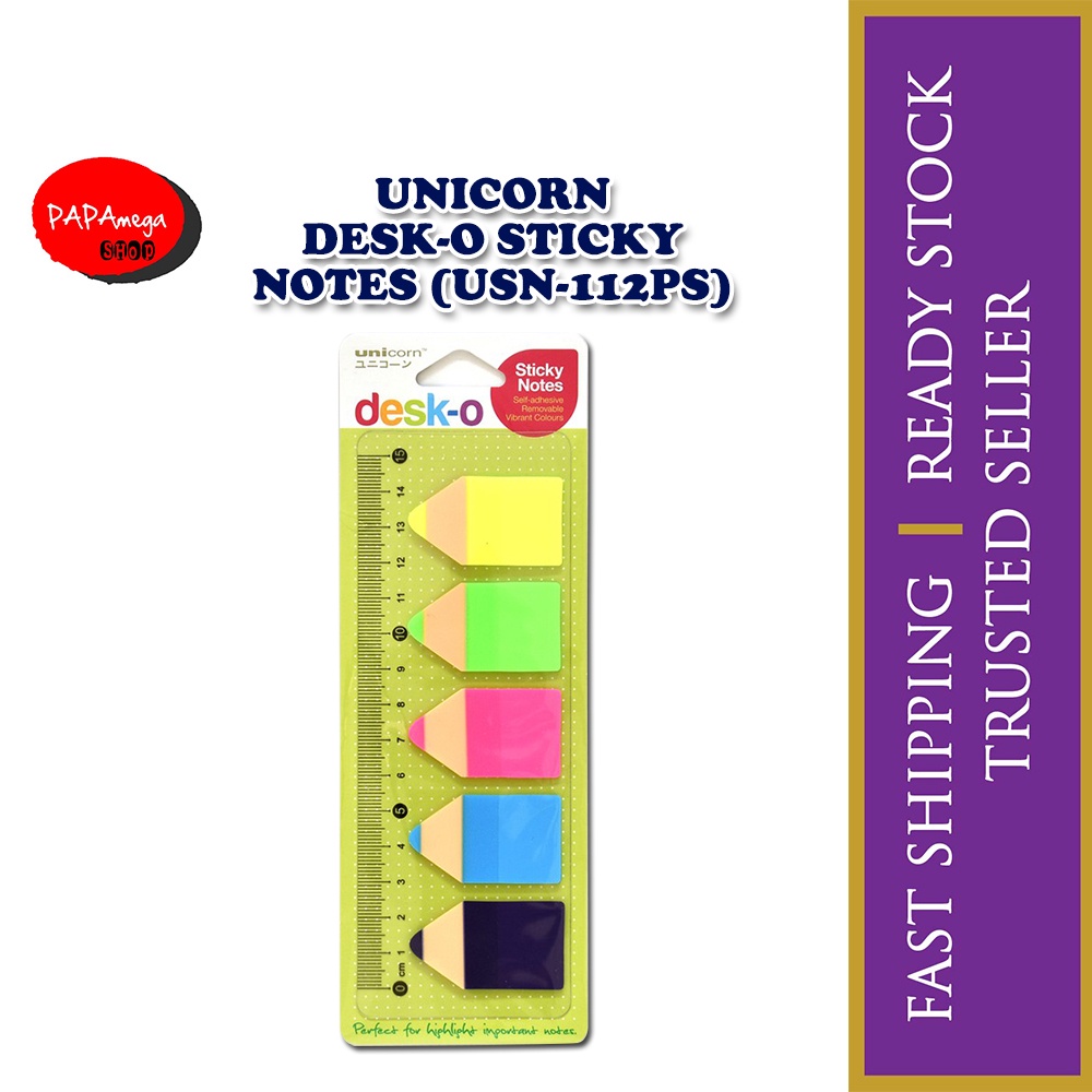 UNICORN DESK-O STICKY NOTES (USN-112PS) | Shopee Malaysia