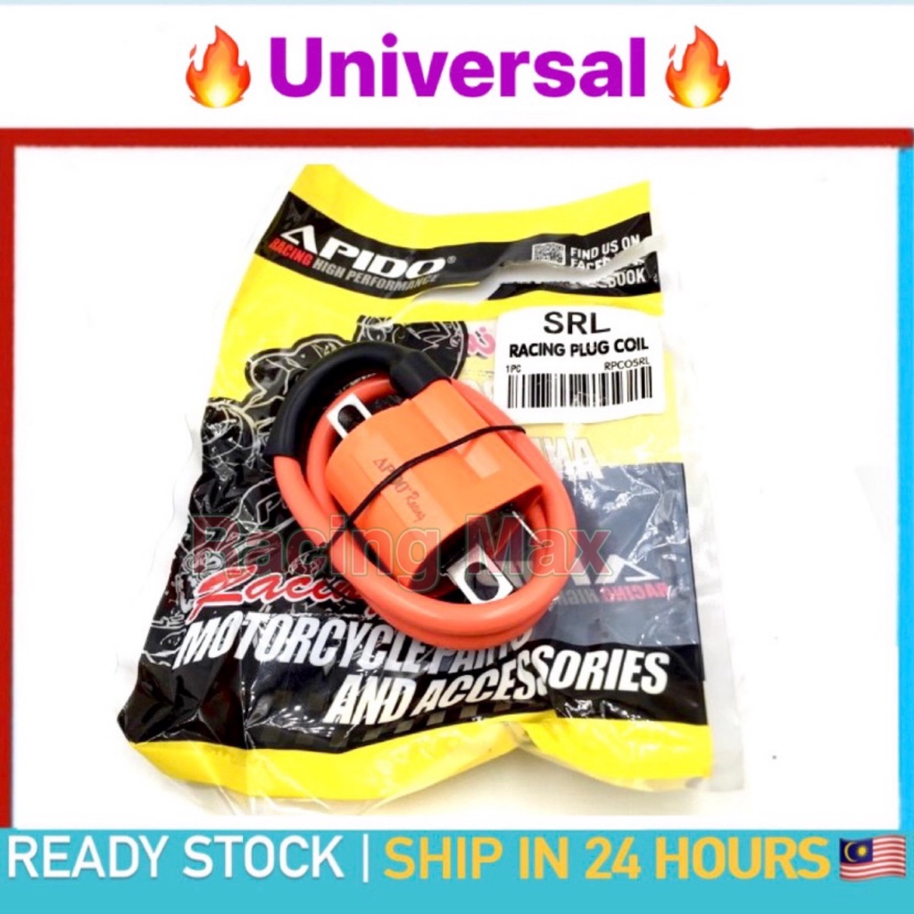 RACING PLUG COIL UNIVERSAL BODY COIL MOTOR CARBURATOR SRL LC135 EX5