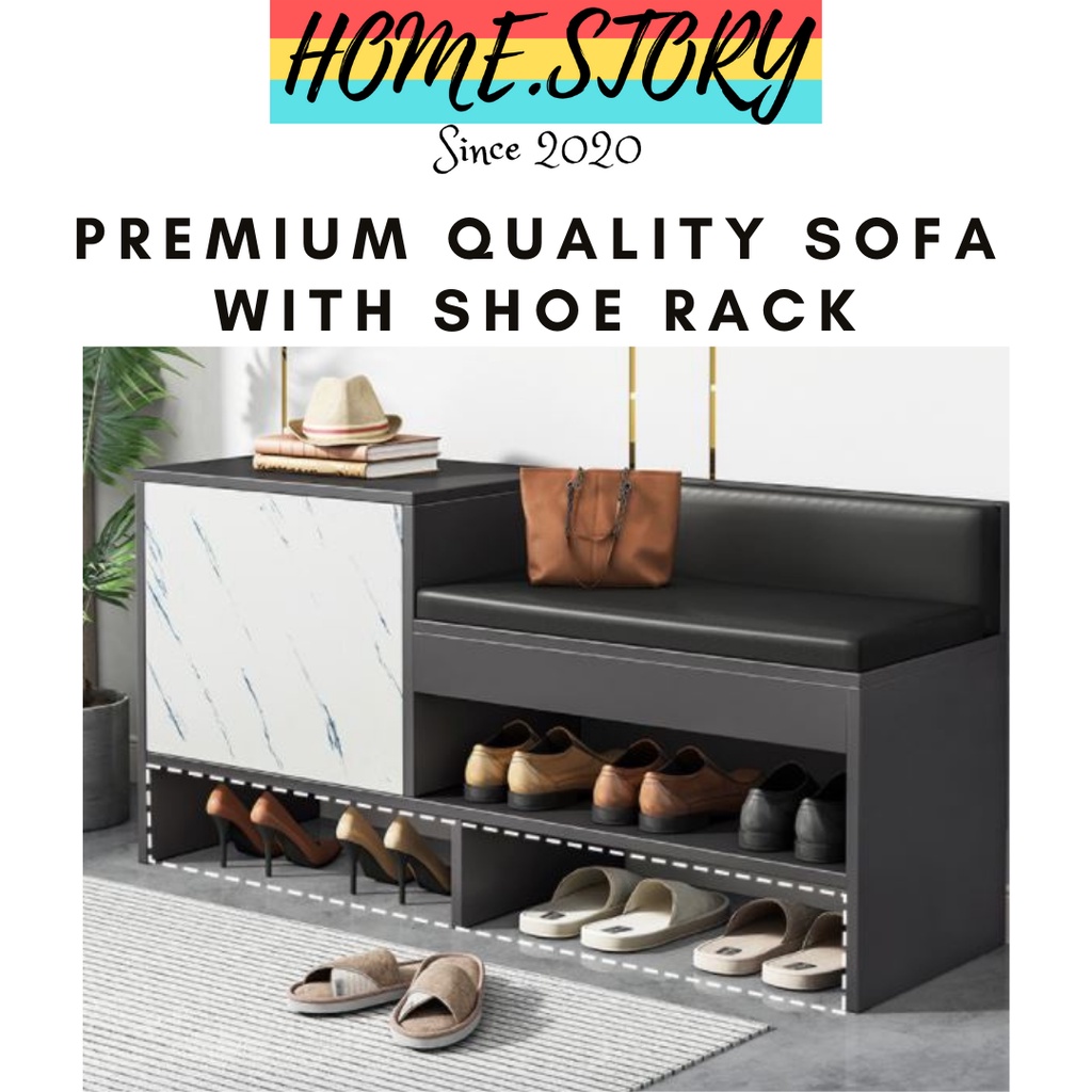 Shoe rack deals with sofa