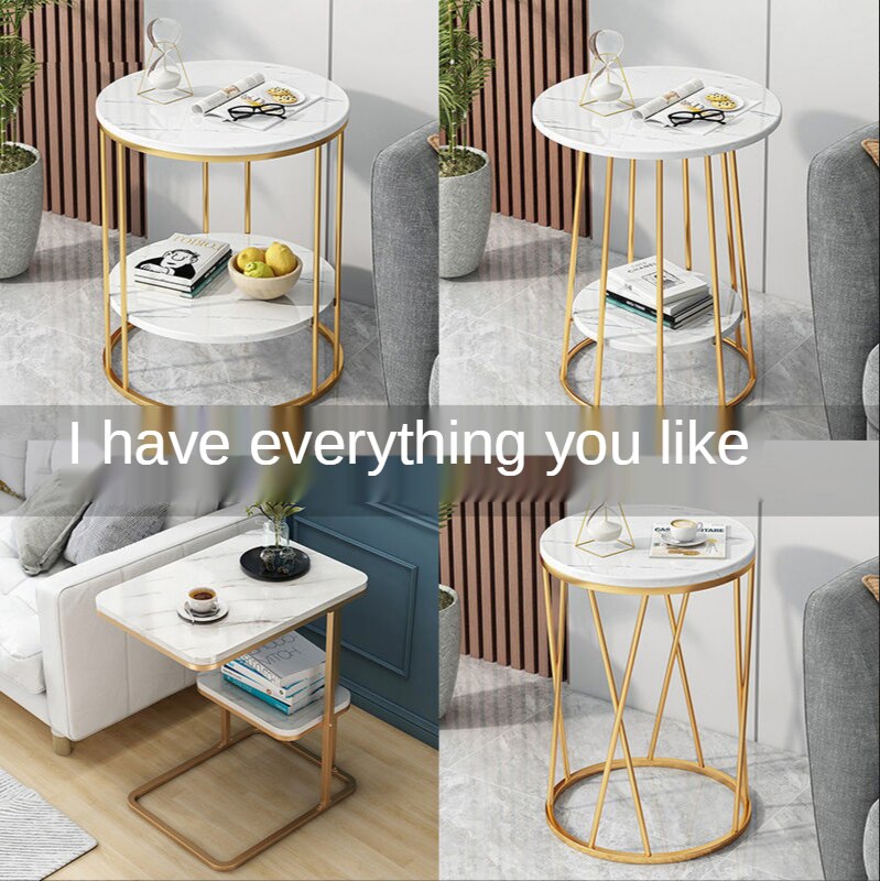Modern Design Tea Table Sofa Side Table Marble Coffee Desk Bedside ...