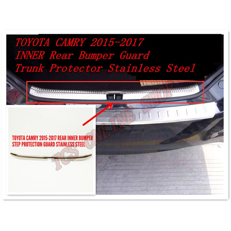 TOYOTA CAMRY 2012-2018 INNER Rear Bumper Guard Trunk Protector ...