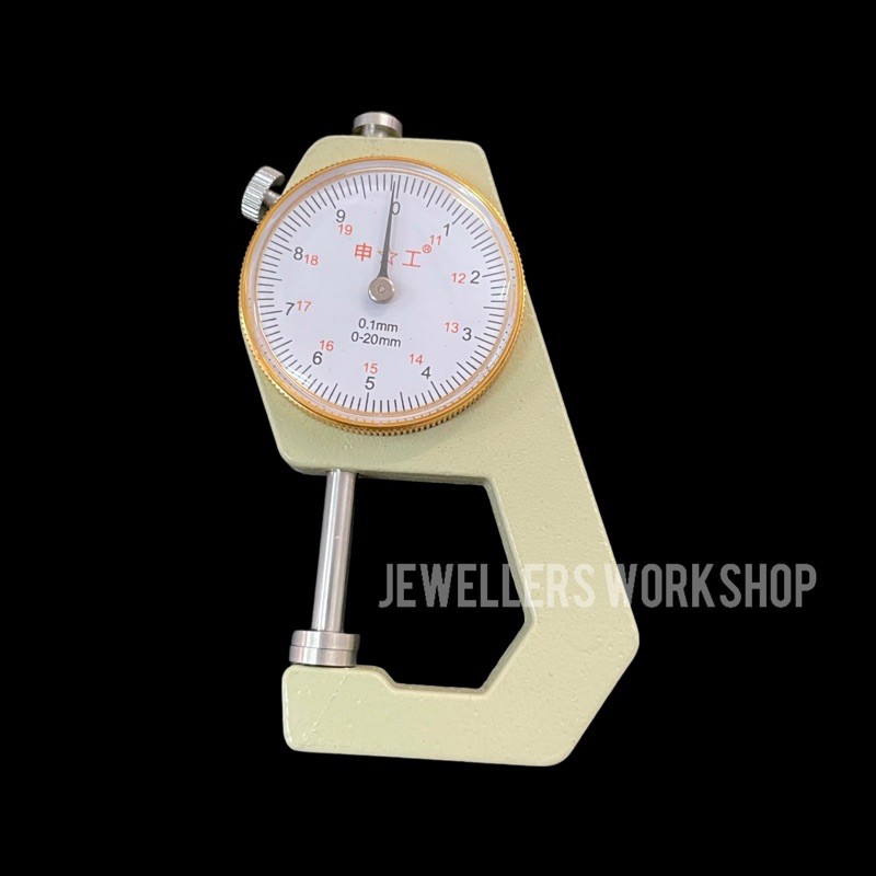 Dial Caliper Diamond Gemstone Thickness Measuring Gauge Gem Tools 20mm ...