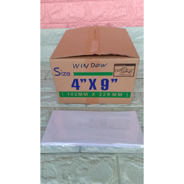 Stok Sedia Sampul Surat Tingkap 4” x 9” /Window Envelope 4” x 9 ...