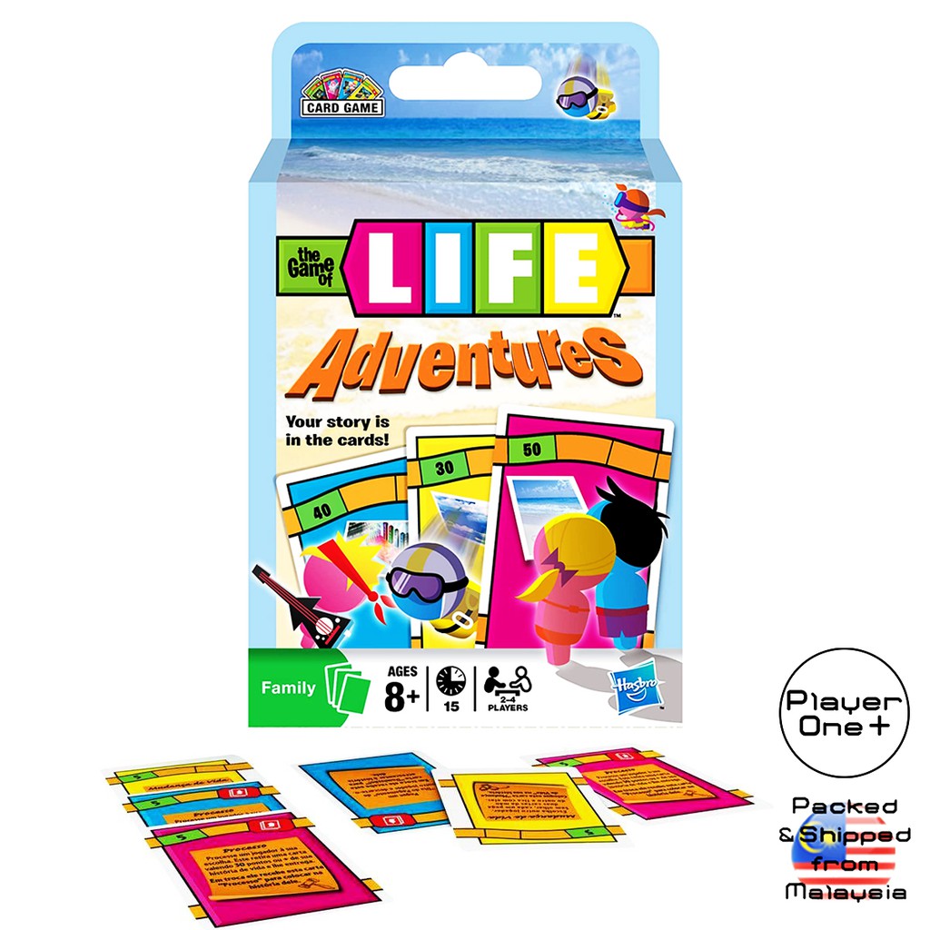 The Game of Life Adventures Card Games Family Fun Party Games for Kids and  Adults (English version) | Shopee Malaysia