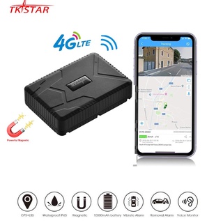 TKSTAR GPS Tracker, Strong Magnet Car GPS Tracker Remote Monitor 90 Days  Long Standby Vehicle Tracker Online Realtime Tracking & Monitoring System