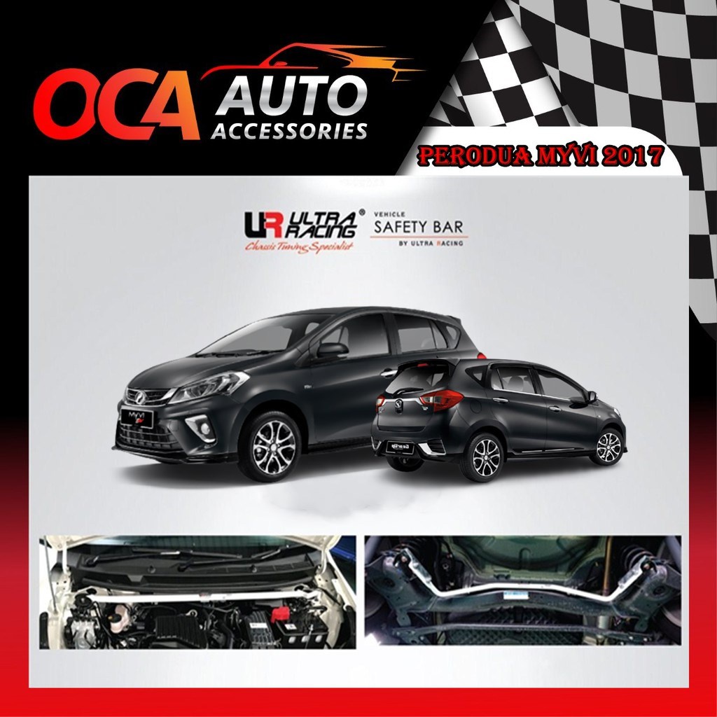 Perodua New Myvi Baru Gen3 M800 1.3/1.5 ( 1721 ) Ultra Racing Bar 100