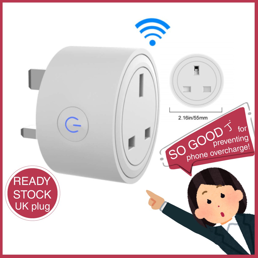 🔥READY STOCK🔥 Smart Plug / Timer plug Smart life Tuya WIFI Smart Plug