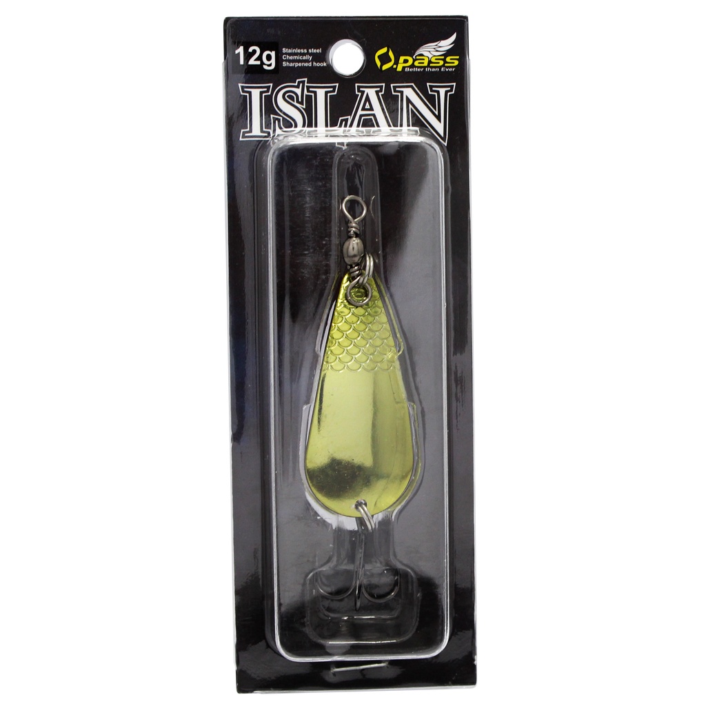 OPASS ISLAN SPOON OSS05 spoon Abu island spoon untuk ikan sebarau ...