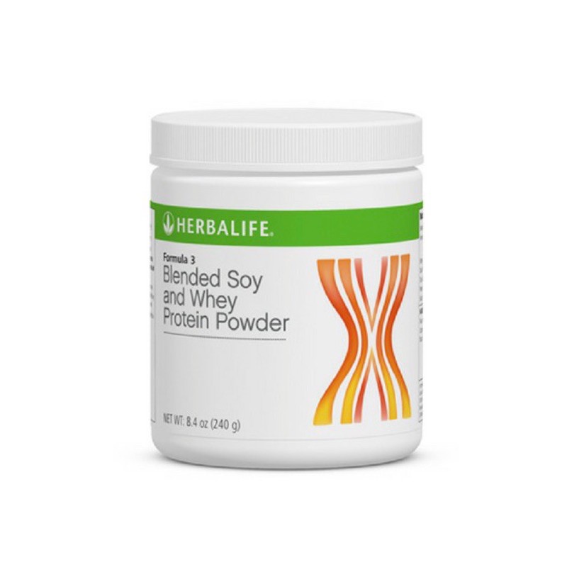 HERBALIFE FORMULA 3 BLENDED SOY AND WHEY PROTEIN POWDER (240G