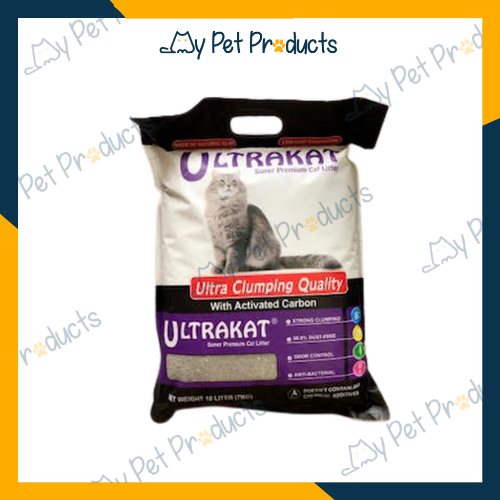 ULTRAKAT SUPER PREMIUM CARBON CAT LITTER [ULTRA CLUMPING CARBON QUALITY