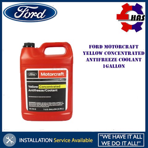 Ford Motorcraft Orange Premix / Yellow Concentrated Antifreeze Coolant ...