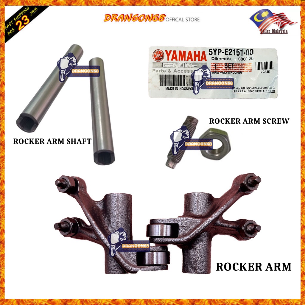 Rocker Arm LC135 Y15 Fz150 ROCKER ARM SCREW /ROCKER ARM SHAFT🔥100% ...