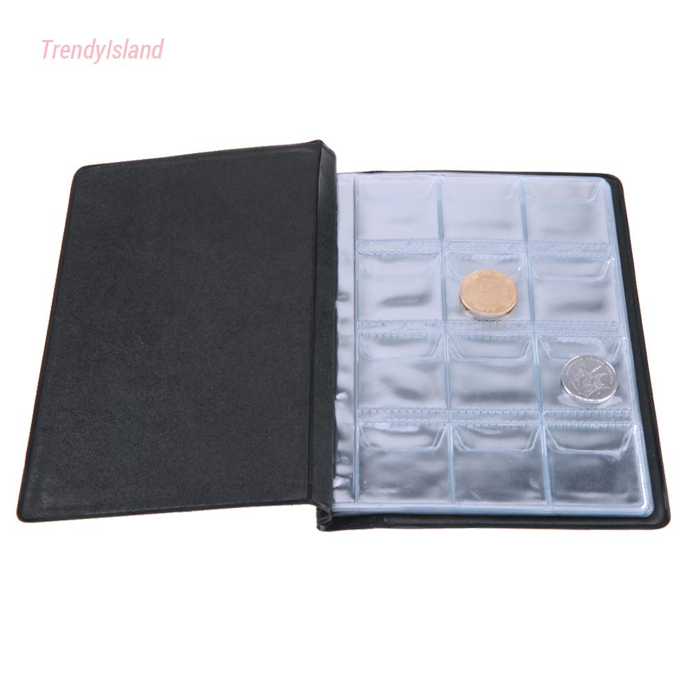 [Ready NowTre]10 Pages Coin Album PVC Coins Holders Storage Collection