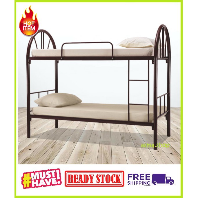 [🌼READY STOCK🌼] MATSON Heavy Duty Double Decker Metal Bunk Bed/katil ...