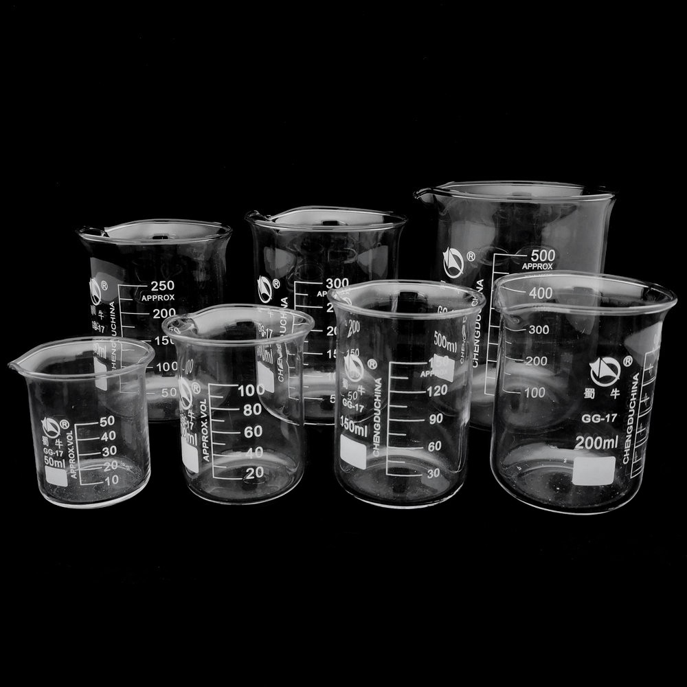 🔥Ready Stock🔥25ml to 1000ml Low Form High Borosilicate Glass Beaker