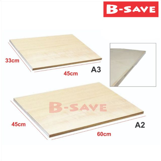 Art Board / Wooden Art Drawing Board Size A2 / Papan Lukisan A2 / 木绘画板A2  9153