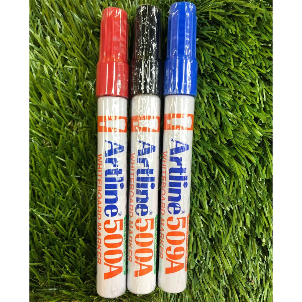 ARTLINE 500A WHITEBOARD MARKER PEN BLACK/BLUE/RED (1 SET) Shopee