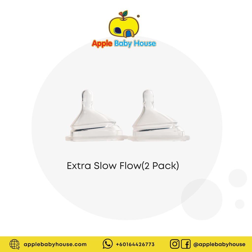 ABH Hegen Teat Extra Slow Flow(2 Pack) | Shopee Malaysia