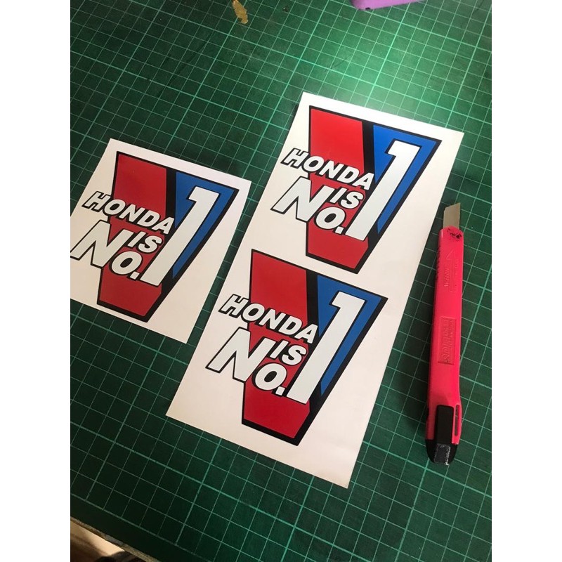 Sticker HONDA IS NO 1 | Shopee Malaysia