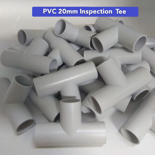 PVC 20mm Inspection Tee (5pcs) | Shopee Malaysia